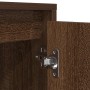 Mueble de TV con luces LED roble marrón 100x41x50 cm de , Muebles TV - Ref: Foro24-861415, Precio: 124,91 €