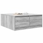 Mesa de centro con cajones Sonoma gris 100x100x40 cm de , Mesas de centro - Ref: Foro24-3328404, Precio: 145,49 €, Descuento: %
