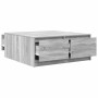 Mesa de centro con cajones Sonoma gris 100x100x40 cm de , Mesas de centro - Ref: Foro24-3328404, Precio: 145,49 €, Descuento: %
