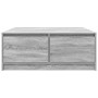 Mesa de centro con cajones Sonoma gris 100x100x40 cm de , Mesas de centro - Ref: Foro24-3328404, Precio: 145,49 €, Descuento: %