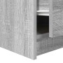 Mesa de centro con cajones Sonoma gris 100x100x40 cm de , Mesas de centro - Ref: Foro24-3328404, Precio: 145,49 €, Descuento: %