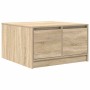 Mesa de centro con cajones roble Sonoma 70,5x70x40 cm by , Coffee table - Ref: Foro24-3328410, Price: 97,80 €, Discount: %