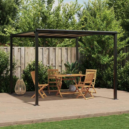 Cenador de jardín antracita 3x3 m aluminio by , Tents and gazebos - Ref: Foro24-3217060, Price: 695,63 €, Discount: %