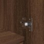 Armario con cajón de roble marrón 55,5x34x119,5 cm von , Sideboards - Ref: Foro24-861649, Preis: 96,58 €, Rabatt: %