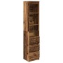 Aparador de madera vieja 37,5x35x180 cm Madera de ingeniería de , Aparadores - Ref: Foro24-861668, Precio: 96,52 €, Descuento: %
