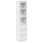 Aparador alto blanco 37,5x35x180 cm madera de ingeniería by , Sideboards - Ref: Foro24-861661, Price: 100,97 €, Discount: %