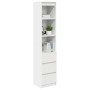 Aparador alto blanco 37,5x35x180 cm madera de ingeniería by , Sideboards - Ref: Foro24-861661, Price: 100,97 €, Discount: %