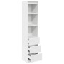 Aparador alto blanco 37,5x35x180 cm madera de ingeniería by , Sideboards - Ref: Foro24-861661, Price: 100,97 €, Discount: %