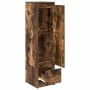 Aparador alto roble ahumado 29,5x34x119,5 cm Madera ingeniería von , Sideboards - Ref: Foro24-861656, Preis: 69,62 €, Rabatt: %