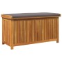 Cojines para exterior 113x50x60,5 cm madera maciza acacia von , Aufbewahrungsboxen für den Außenbereich - Ref: Foro24-4106479...