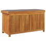 Cojines para exterior 113x50x60,5 cm madera maciza acacia von , Aufbewahrungsboxen für den Außenbereich - Ref: Foro24-4106479...