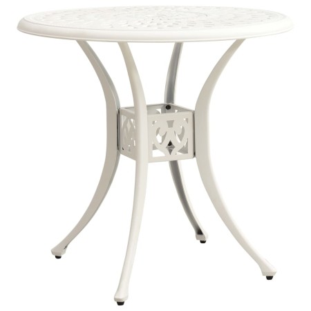 Weißer Gartentisch aus Aluminiumguss, 78 x 78 x 72 cm von vidaXL, Gartentische - Ref: Foro24-315584, Preis: 162,12 €, Rabatt: %