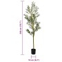Árbol de olivo artificial con 800 hojas verde 200 cm von , Künstliche Flora - Ref: Foro24-4103569, Preis: 98,94 €, Rabatt: %