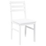 Sillas de comedor 2 unidades madera maciza de caucho blanco von , Essstühle - Ref: Foro24-4102423, Preis: 81,30 €, Rabatt: %