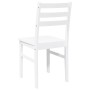 Sillas de comedor 2 unidades madera maciza de caucho blanco von , Essstühle - Ref: Foro24-4102423, Preis: 81,30 €, Rabatt: %