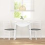 Sillas de comedor con cojines 2uds madera maciza blanco caucho von , Essstühle - Ref: Foro24-4102421, Preis: 80,27 €, Rabatt: %