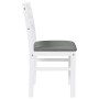 Sillas de comedor con cojines 2uds madera maciza blanco caucho von , Essstühle - Ref: Foro24-4102421, Preis: 80,27 €, Rabatt: %