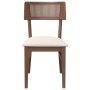 Sillas de comedor con cojines 2 uds madera maciza marrón caucho von , Essstühle - Ref: Foro24-4102461, Preis: 169,12 €, Rabat...