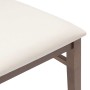 Sillas de comedor con cojines 2 uds madera maciza marrón caucho von , Essstühle - Ref: Foro24-4102461, Preis: 169,12 €, Rabat...