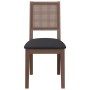 Sillas de comedor con cojines 2 uds madera maciza marrón caucho von , Essstühle - Ref: Foro24-4102477, Preis: 175,64 €, Rabat...