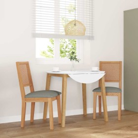 Sillas de comedor con cojines 2 uds madera maciza caucho von , Essstühle - Ref: Foro24-4102480, Preis: 179,43 €, Rabatt: %