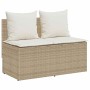Set comedor de jardín 3 pzas con cojines ratán sintético beige by , Garden sets - Ref: Foro24-4104185, Price: 258,93 €, Disco...