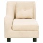 Sofá para perros con almohada crema felpa 83x44x44 cm by , Beds for dogs - Ref: Foro24-171106, Price: 131,66 €, Discount: %