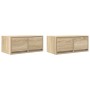 Muebles de TV 2 uds madera ingeniería roble Sonoma 60x31x25,5cm von , TV-Möbel - Ref: Foro24-861495, Preis: 79,74 €, Rabatt: %