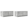 Muebles de TV 2uds madera ingeniería gris hormigón 60x31x25,5cm von , TV-Möbel - Ref: Foro24-861497, Preis: 79,74 €, Rabatt: %