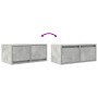 Muebles de TV 2uds madera ingeniería gris hormigón 60x31x25,5cm von , TV-Möbel - Ref: Foro24-861497, Preis: 79,74 €, Rabatt: %