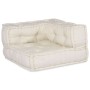 Puf modular crema 70x70x54 tela de , Cojines para sillas y sofás - Ref: Foro24-4019021, Precio: 182,66 €, Descuento: %
