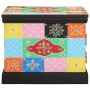 Mesa de centro multicolor 90x50x40 cm madera maciza mango by , Coffee table - Ref: Foro24-4017561, Price: 223,93 €, Discount: %