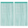 Cortinas de tiras 2 uds turquesa 140x250 cm von , Vorhänge und Gardinen - Ref: Foro24-4102040, Preis: 24,55 €, Rabatt: %