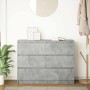 Aparador de madera de ingeniería gris hormigón 100x35x76 cm by , Sideboards - Ref: Foro24-3328501, Price: 140,74 €, Discount: %
