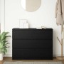Aparador de madera de roble negro 100x35x76 cm de , Aparadores - Ref: Foro24-3328499, Precio: 146,29 €, Descuento: %