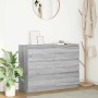 Aparador de madera de ingeniería gris sonoma 100x35x76 cm by , Sideboards - Ref: Foro24-3328503, Price: 142,44 €, Discount: %