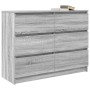 Aparador de madera de ingeniería gris sonoma 100x35x76 cm by , Sideboards - Ref: Foro24-3328503, Price: 142,44 €, Discount: %