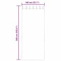 Cortinas de gasa con bolsillos para varillas 2 uds. negro von , Vorhänge und Gardinen - Ref: Foro24-4102170, Preis: 15,23 €, ...