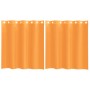 Cortinas de gasa con ojales 2 uds naranja 140x140 cm von , Vorhänge und Gardinen - Ref: Foro24-4102089, Preis: 13,67 €, Rabat...