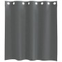Cortinas de gasa con ojales 2 uds gris oscuro 140x140 cm von , Vorhänge und Gardinen - Ref: Foro24-4102077, Preis: 13,54 €, R...