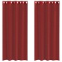 Cortinas de gasa con ojales 2 uds rojo vino von , Vorhänge und Gardinen - Ref: Foro24-4102158, Preis: 15,27 €, Rabatt: %