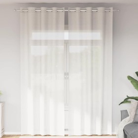 Cortinas de gasa con ojales 2 uds blanco von , Vorhänge und Gardinen - Ref: Foro24-4102153, Preis: 15,78 €, Rabatt: %