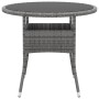 Garten-Essgruppe 3-teilig aus grauem synthetischem Rattan von vidaXL, Gartensets - Ref: Foro24-3058485, Preis: 238,65 €, Raba...