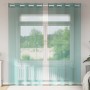 Cortinas de gasa con ojales 2 uds turquesa von , Vorhänge und Gardinen - Ref: Foro24-4102145, Preis: 15,02 €, Rabatt: %