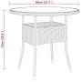 Garden dining set 3 pieces gray synthetic rattan by vidaXL, Garden sets - Ref: Foro24-3058485, Price: 235,39 €, Discount: %