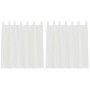 Cortinas de gasa con bolsillos para varillas 2 uds. blanco von , Vorhänge und Gardinen - Ref: Foro24-4102241, Preis: 13,98 €,...