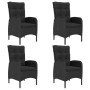 Garden dining set 5 pieces synthetic rattan and black glass by vidaXL, Garden sets - Ref: Foro24-3058528, Price: 571,86 €, Di...