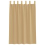 Cortinas de gasa con bolsillos para varillas 2 uds. arena von , Vorhänge und Gardinen - Ref: Foro24-4102217, Preis: 12,27 €, ...