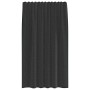 Cortinas de gasa con trabillas 2 uds. negro von , Vorhänge und Gardinen - Ref: Foro24-4102257, Preis: 13,58 €, Rabatt: %