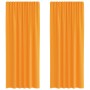 Cortinas de gasa con trabillas 2 uds naranja 140x225 cm von , Vorhänge und Gardinen - Ref: Foro24-4102283, Preis: 20,75 €, Ra...